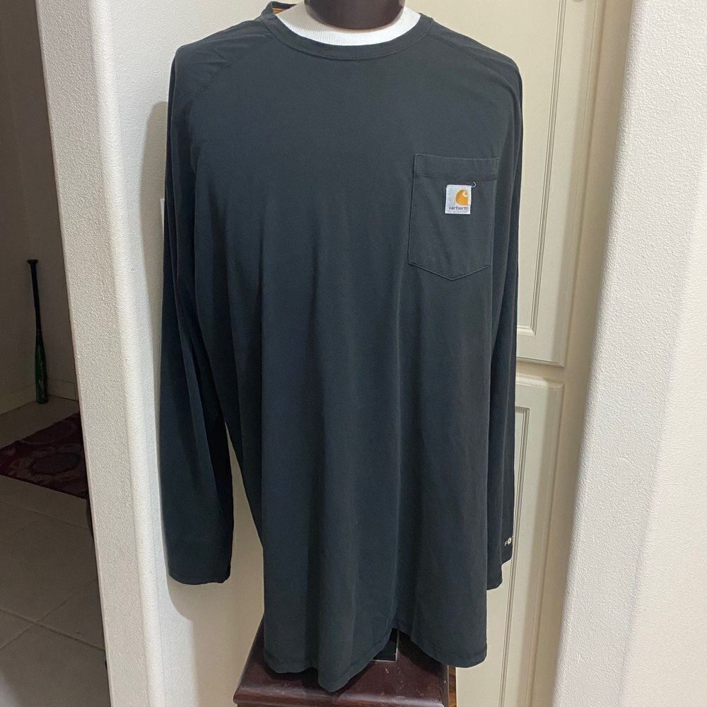 Carhartt Force Relaxed Fit Midweight Long-Sleeve Pocket T-Shirt Size 3 X-LARGE T